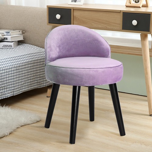 Velvet dressing table stool - velvet,