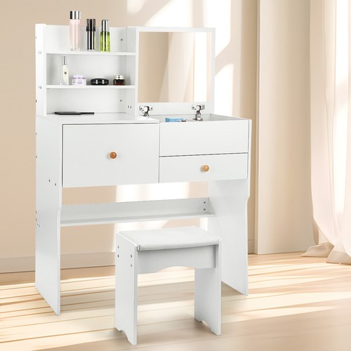 Dressing table with mirror and - table,