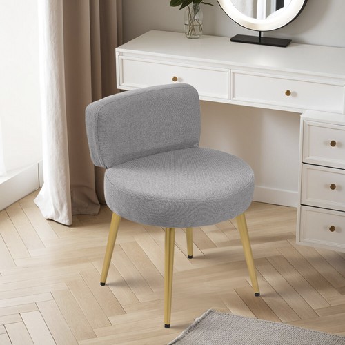Linen upholstered dressing - upholstered,