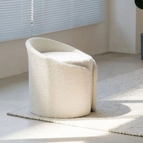 Teddy boucle vanity chair - boucle,