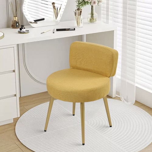 Linen dressing table - linen, stool
